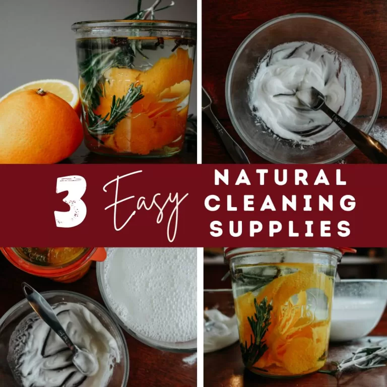 3 DIY All Natural Cleaning Supplies for Beginners