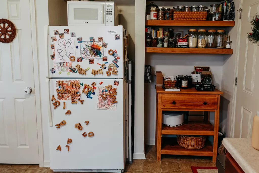 small kitchen fridge ideas