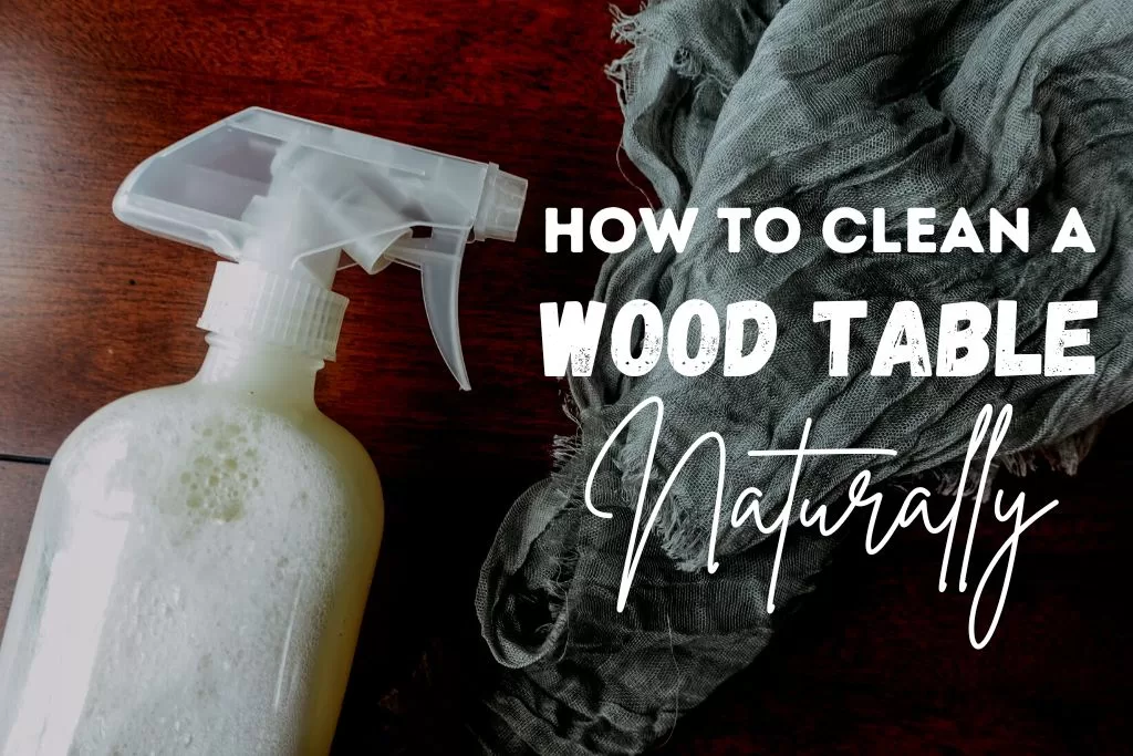 Wood table cleaner