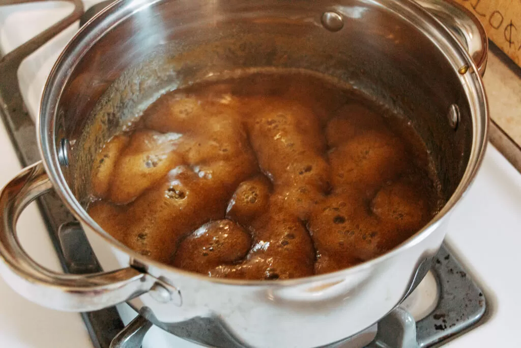 bubbling honey and marshmallow root