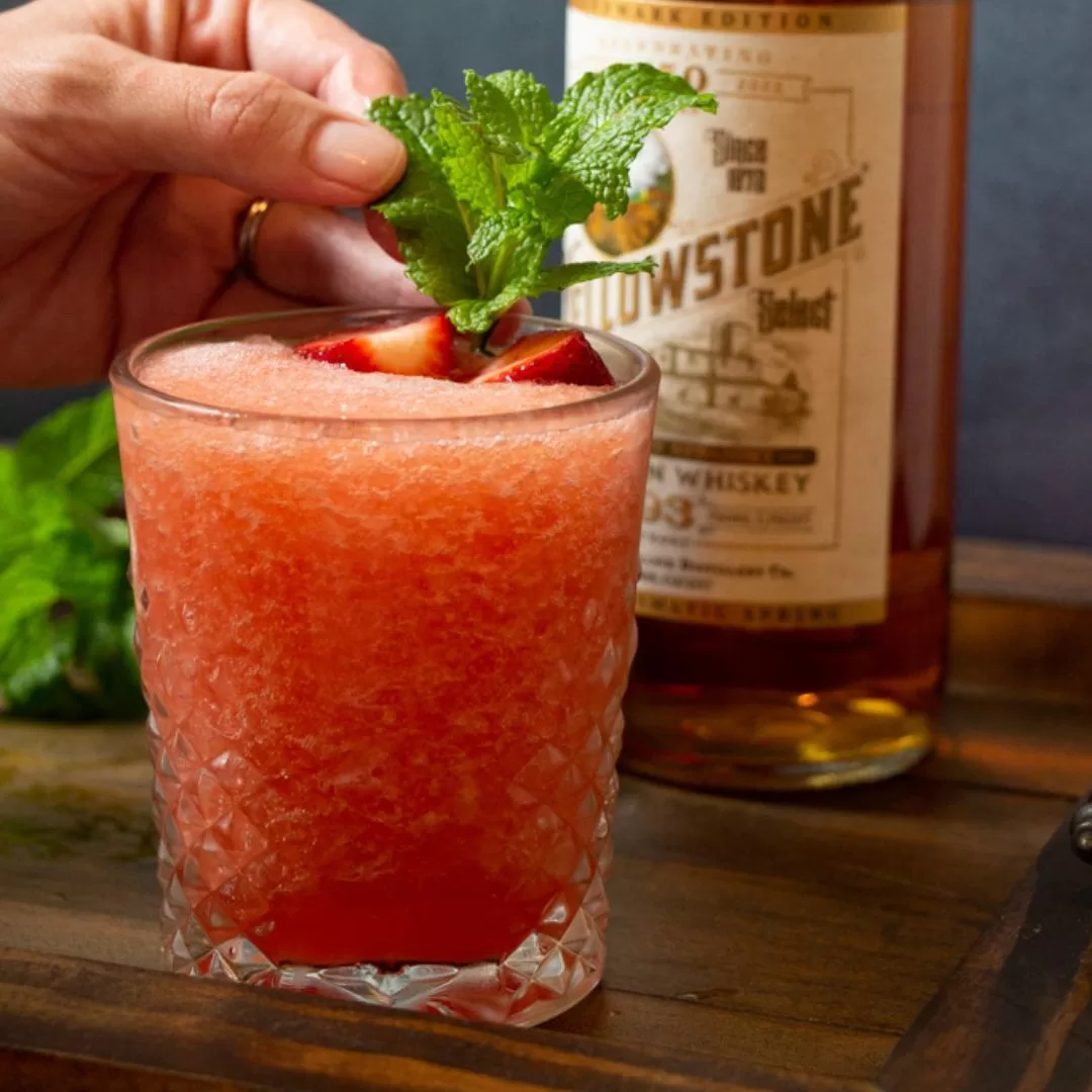 Frozen Strawberry Mint Julep Recipe The Homestead Challenge