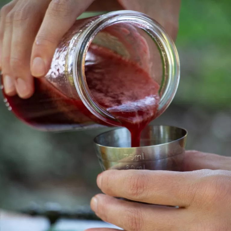 How to Make Strawberry Rose Simple Syrup with Honey