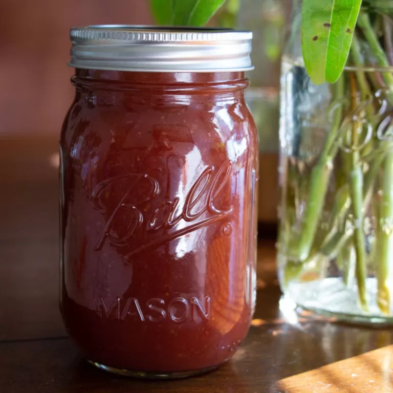 Honey-Sweetened Strawberry Peach Jam Recipe