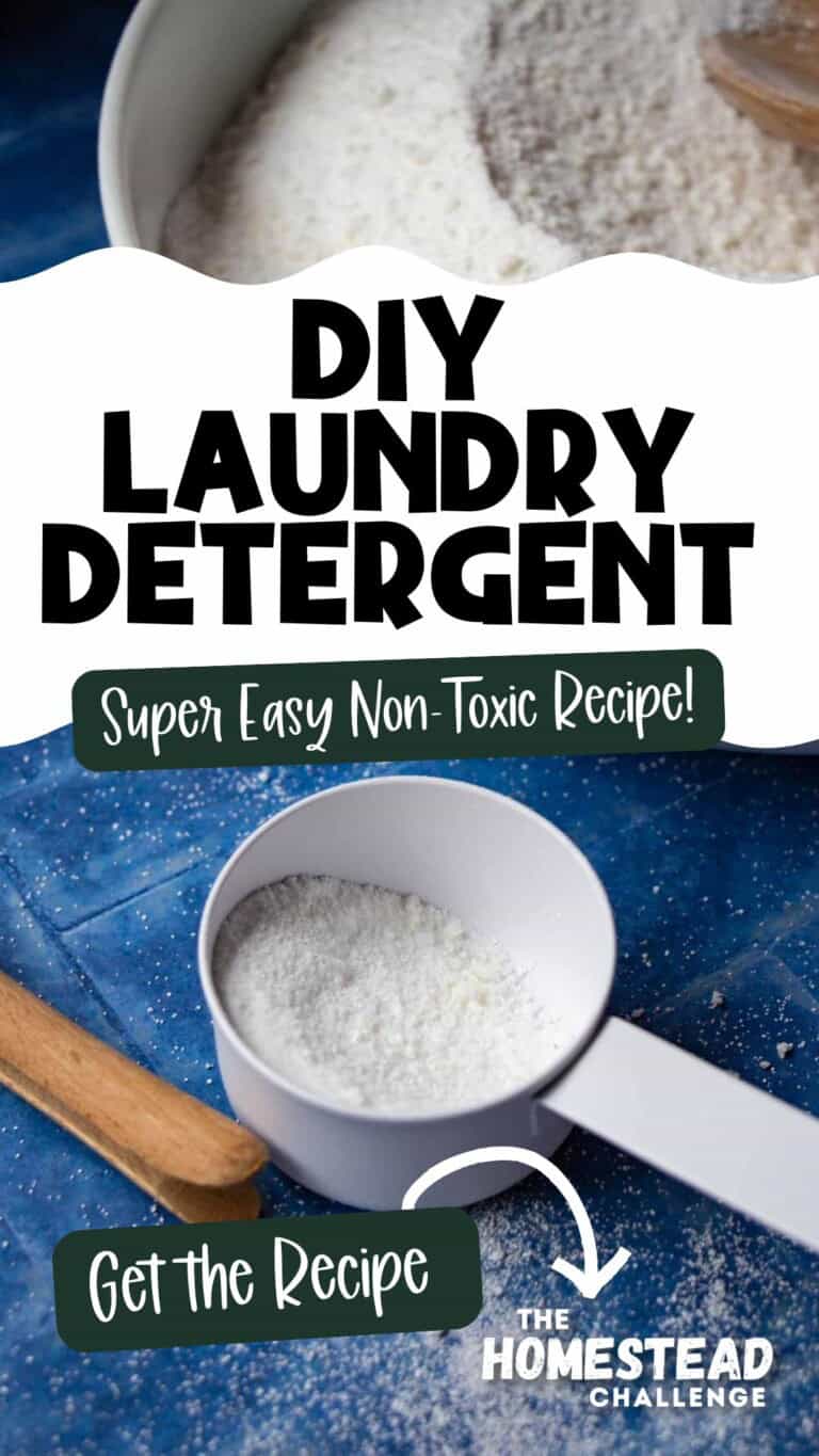 Customizable DIY Natural Laundry Detergent Recipe - The Homestead Challenge